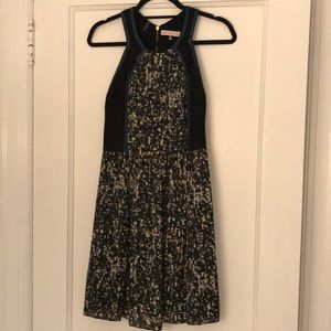 Rebecca Taylor blue, multi sequin-print Dress sz 2